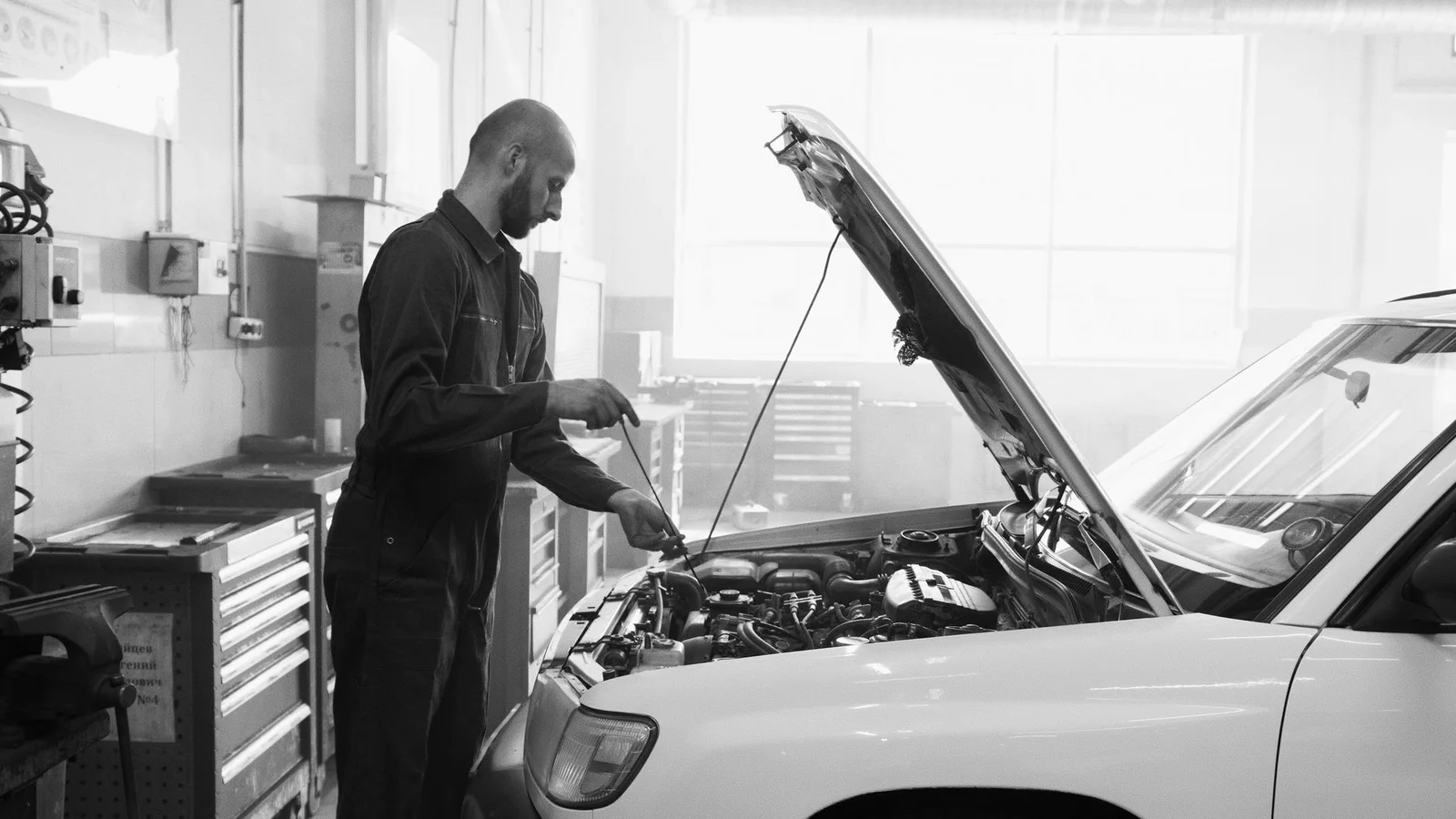 Škoda Yeti mit DQ250 DSG-Getriebe in der Werkstatt